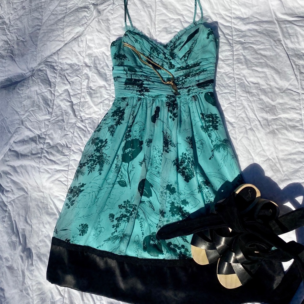 Laundry by Shelli Segal Silk Cocktail Dress